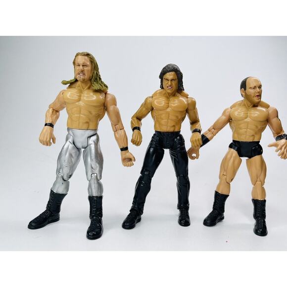 WWE/WWF Wrestling Action Figures Set Jakks Pacific 1999 Bundle Lot Of 3 - Picture 3 of 9